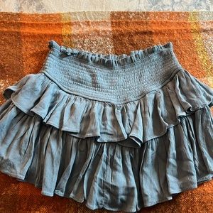 American threads day tripper ruffle skort